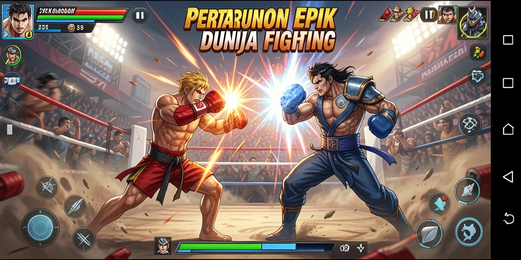 Tampilan gameplay seru dalam pertarungan mendebarkan di 2739.