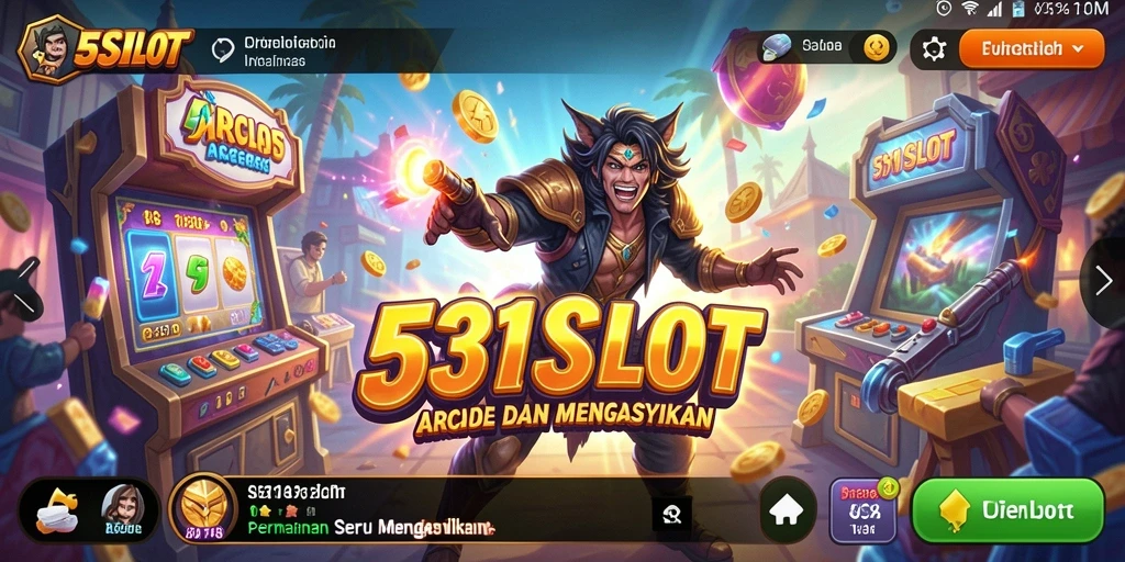 Tampilan gameplay epik dari 531SLOT menampilkan keseruan permainan slot.