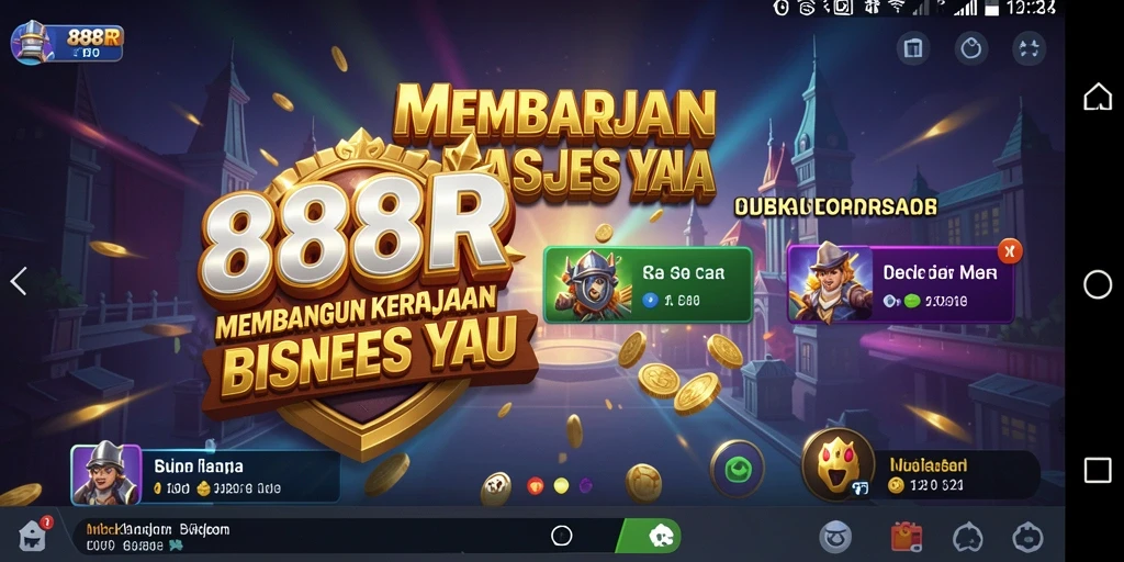 Tampilan gameplay 888R yang menarik dan penuh strategi Tycoon.
