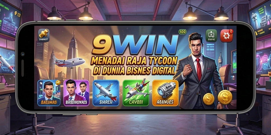 Screenshot memperlihatkan gameplay seru 9WIN dalam dunia Tycoon.