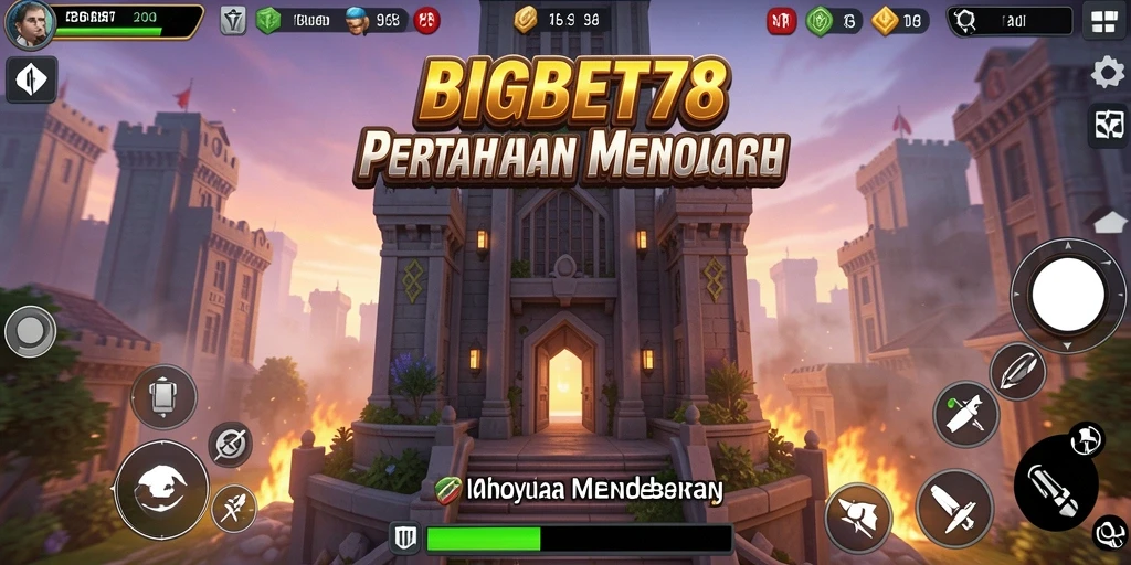 Tampilan gameplay seru dari BIGBET78 dalam aksi Tower Defense.