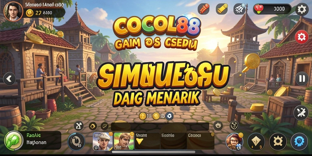 Tampilan gameplay menarik dari COCOL88 yang penuh warna.