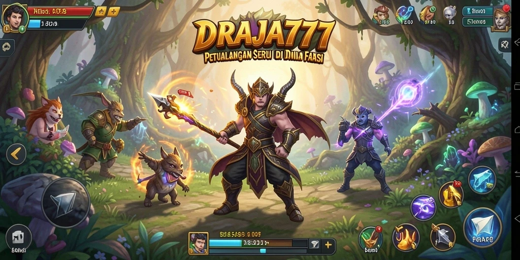 Tampilan gameplay DRAJA777 yang menakjubkan dan mendebarkan.
