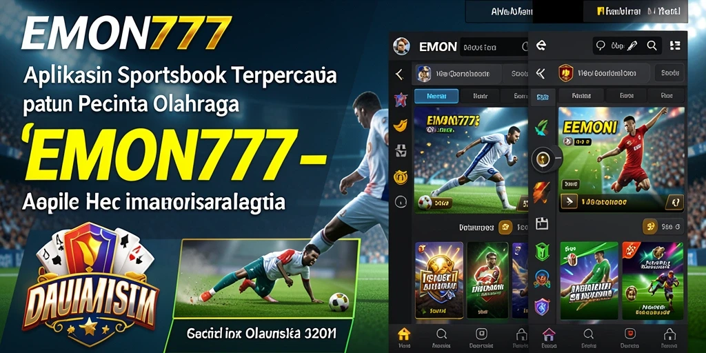 Screenshot utama EMON777 menampilkan antarmuka taruhan yang menarik.