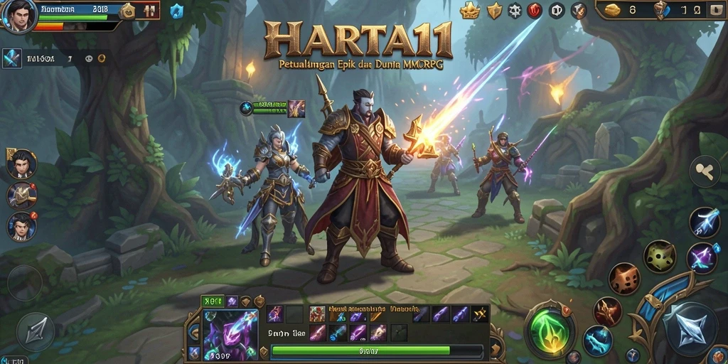 Tampilan gameplay HARTA11 yang menakjubkan dalam dunia MMORPG.