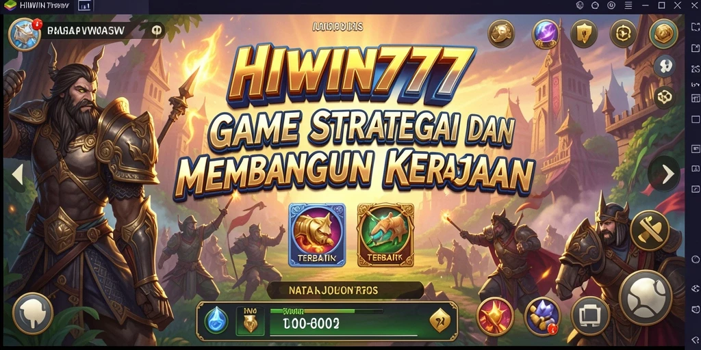 Tangkapan layar HIWIN777 menunjukkan aksi seru dalam permainan SLG.