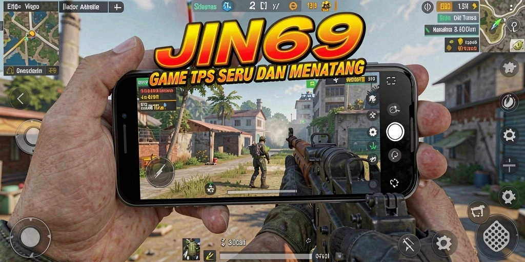 Gameplay seru JIN69 yang menampilkan pertempuran TPS yang intens.