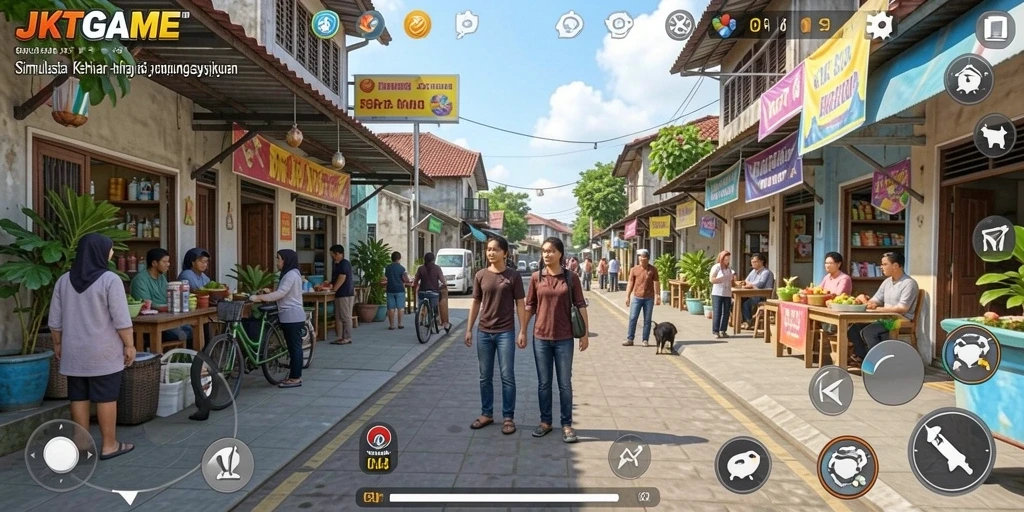 Tampilan gameplay JKTGAME yang mendalam dan interaktif.