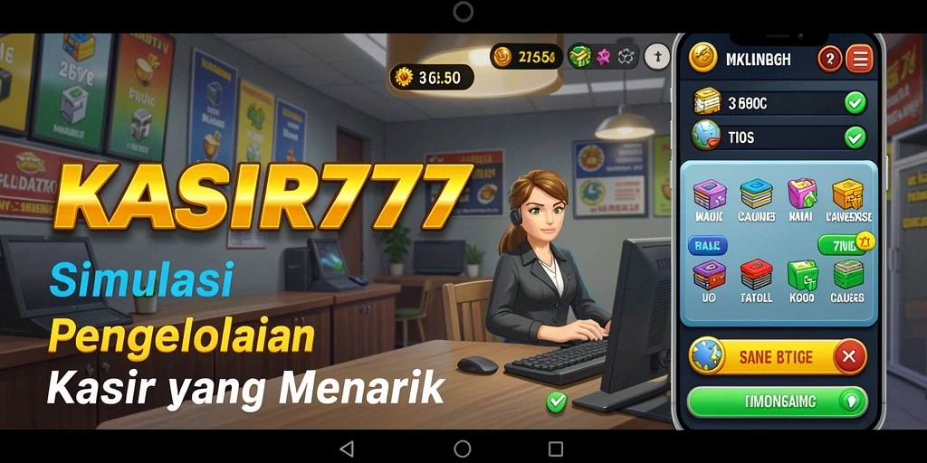 Screenshot KASIR777 menampilkan gameplay interaktif dan intuitif.