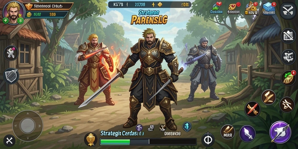 Screenshot gameplay KG778 menampilkan strategi epik dan pertempuran seru.