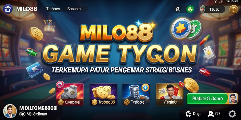 Tampilan gameplay MILO88 yang menarik dan mendebarkan.