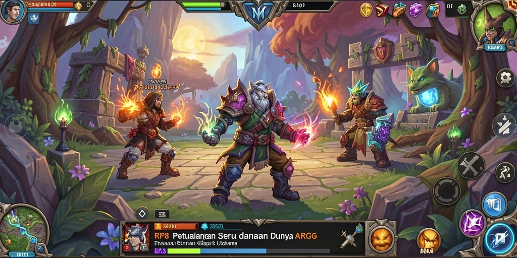Tampilan gameplay RP8 yang menegangkan dan menantang.