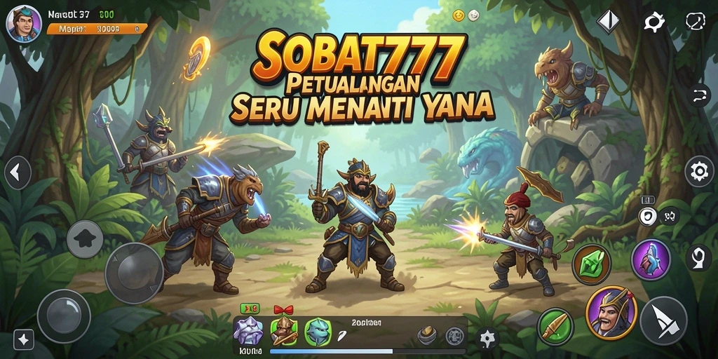 Gameplay seru di dunia petualangan SOBAT777.
