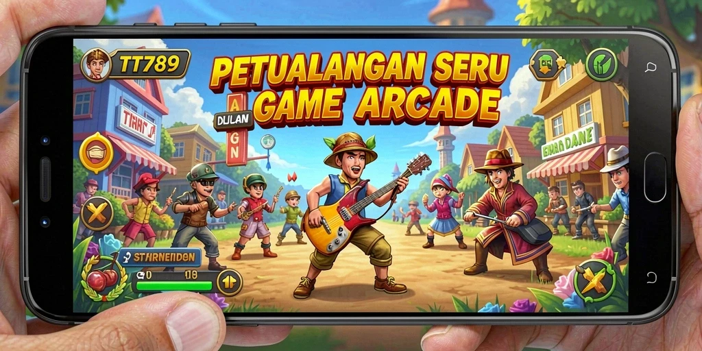 Tampilan gameplay seru dari TT789 dengan aksi penuh warna.