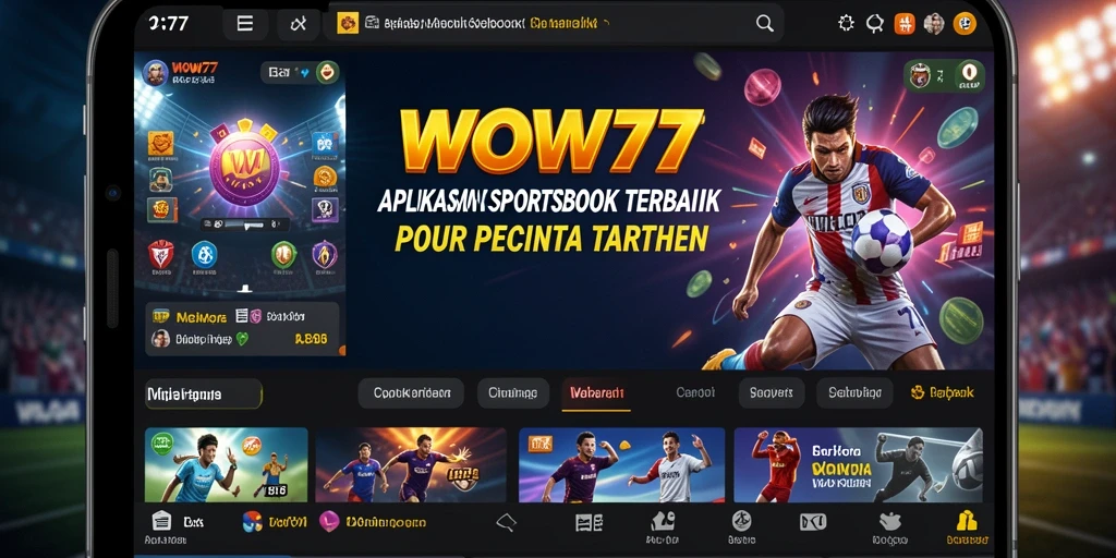 Tampilan gameplay Sportsbook WOW77 yang menarik dan interaktif.