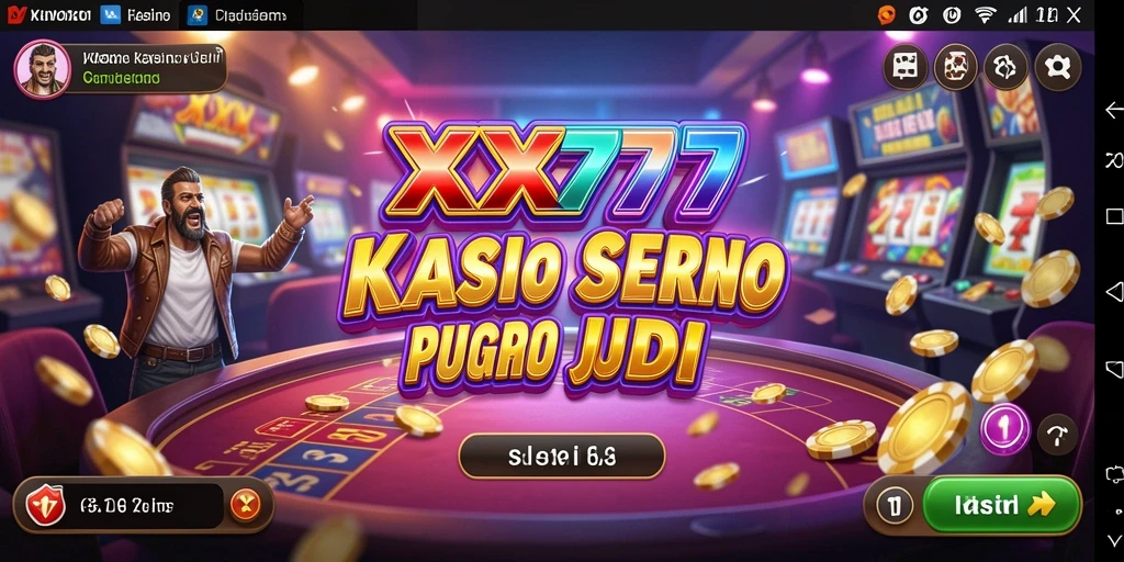 Tampilan gameplay seru di XXX777 dengan permainan kasino yang menantang.