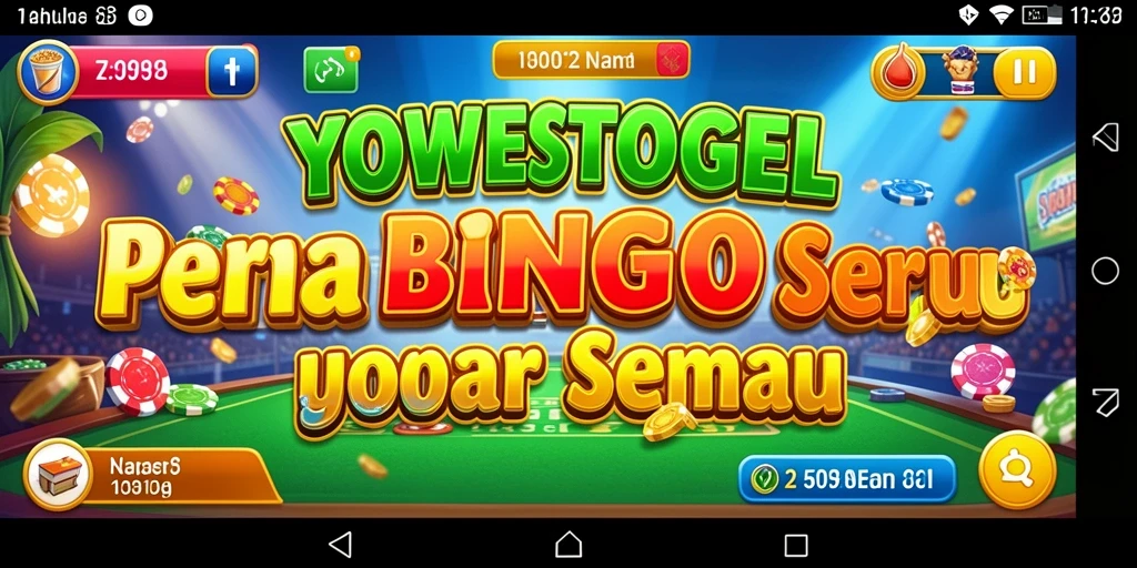 Tampilan gameplay seru YOWESTOGEL dengan suasana Bingo yang mendebarkan.