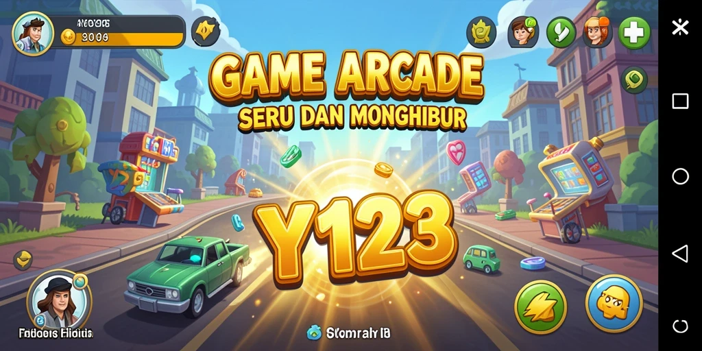 Screenshot gameplay YY123 yang penuh aksi dan warna.